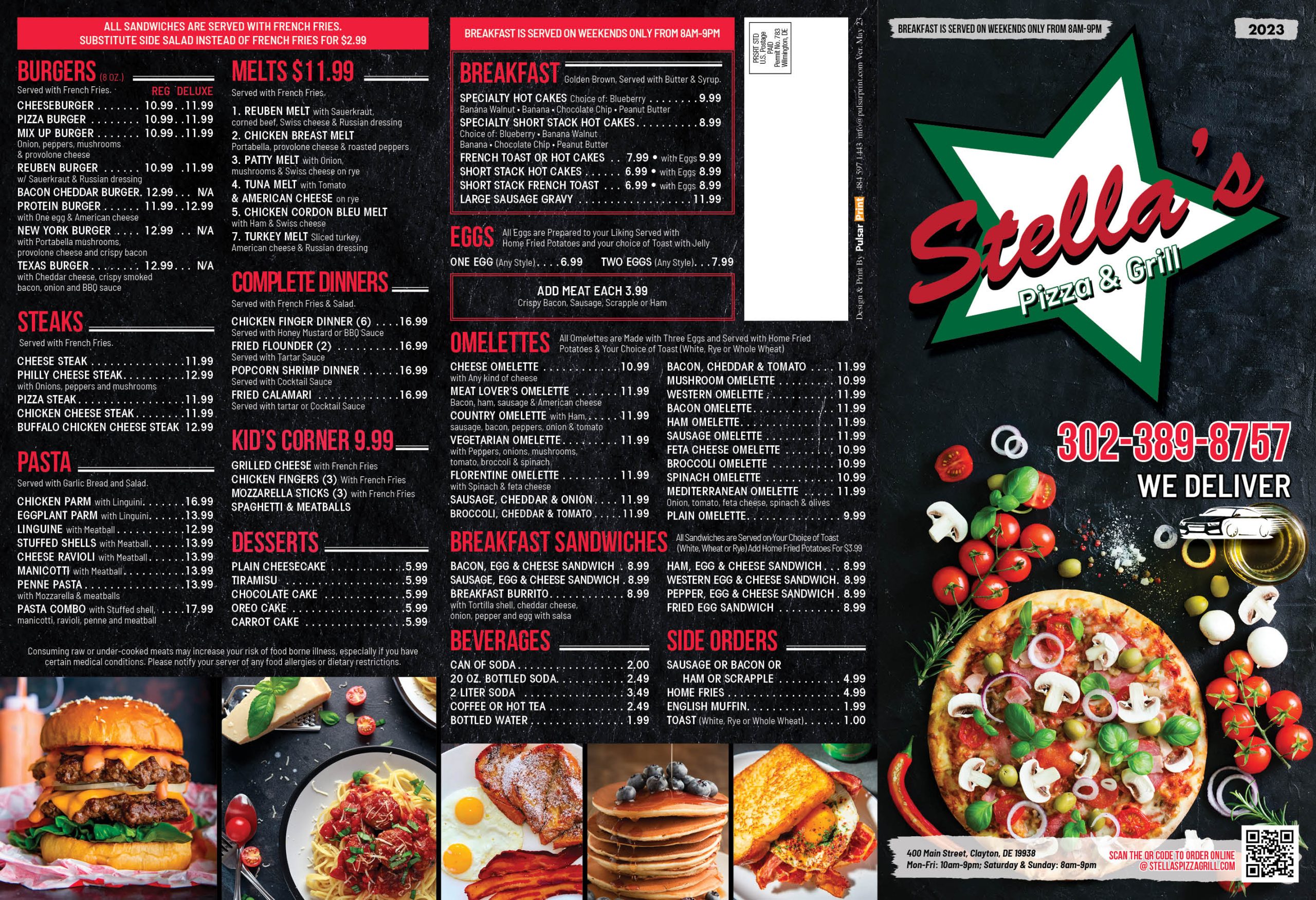 Menu Stellas Pizza Grill   Stellaspizzatakeoutmenumay2305 Scaled 